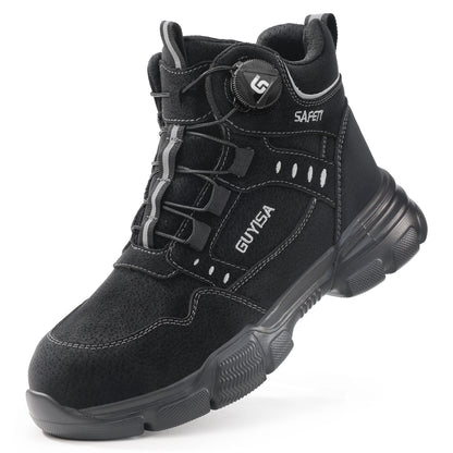 High-top men's work shoes and workwear series for all four seasons