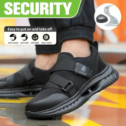 Lightweight Breathable Labor Protection Shoes Are Lightweight Anti Smashing Anti Puncture for Men A Must-have for Lazy People