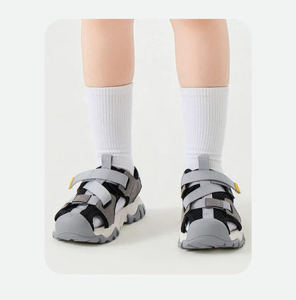 Water Shoes Boys and Girls Mesh Non-Slip Anti-Fall Lightweight Cushioned Sports Sandals Summer for Outdoor Play