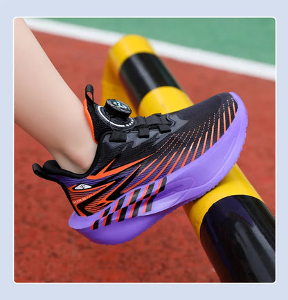 Children‘s Basketball Shoes Non-slip Breathable Running Shoes Lace-up Boys Girls Training Sneakers Athletic Shoes Tennis Shoes