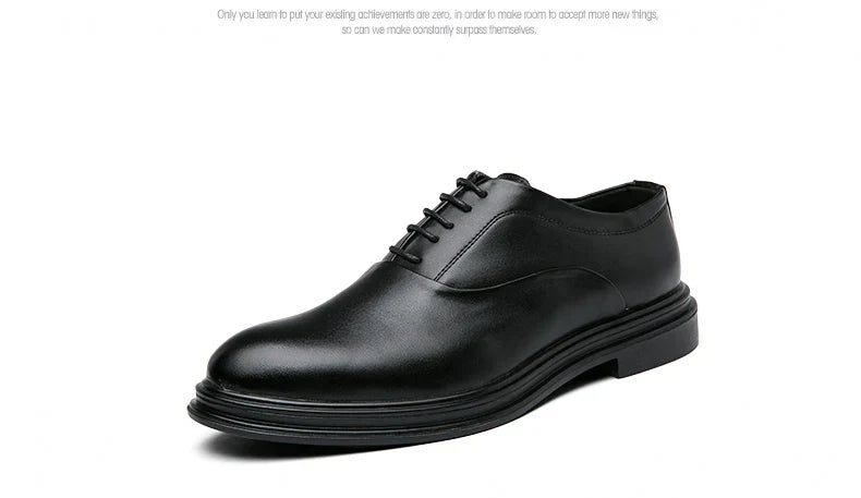 Men's Dress Shoes Classic Office Social Oxford Leather Shoes Men Trend Wedding Casual Business Shoes For Men Formal Leather Shoe