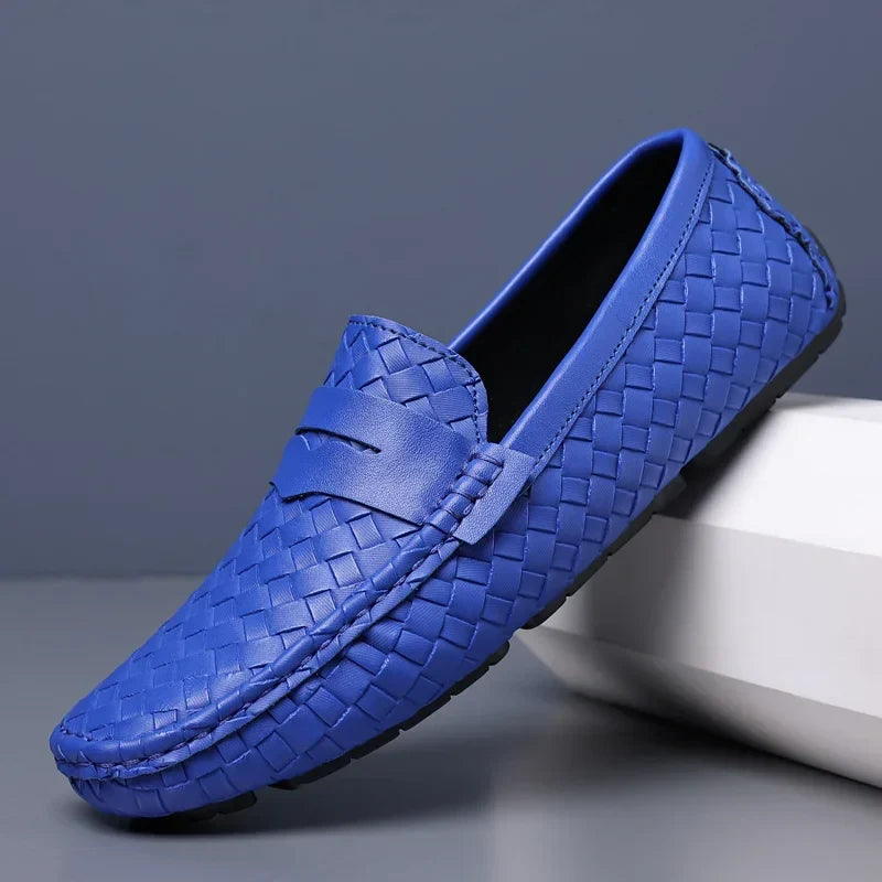 Loafers for Men 2024 New Handmade Moccasins Men Flats Casual PU Leather Shoes Luxury Comfy Mens Loafers Size 48