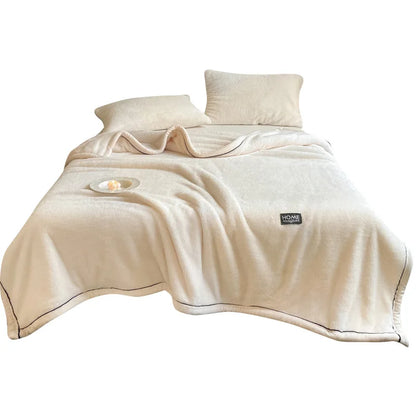 New Grade A Half-sided Velvet Autumn Winter Keep Warm Blankets for Bed Soft Fluffy Warmth Sofa Blanket Shawl Napping Blankets