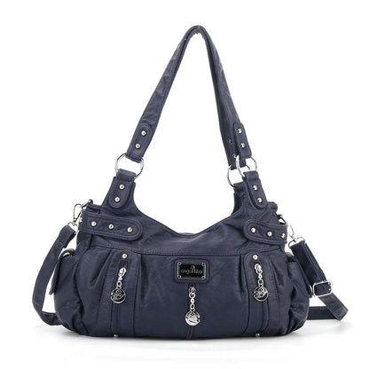 Winter Fashion Shoulder Bag for Women Soft PU Crossbody Handbg Large Capacity Messenger Bag Hobos Big Purse