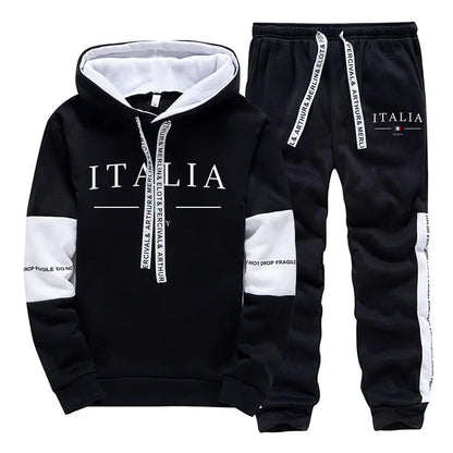 Hot Sales Mens Tracksuit Printing Casual Sweatshirts Sportswear Outdoors Sports Jogging Mens Clothing Single Piece Hoodie Pants