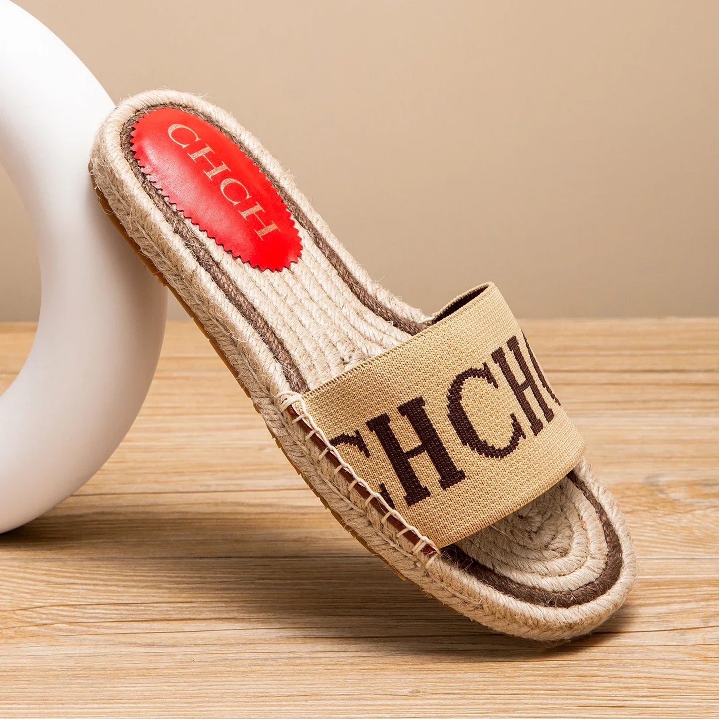 Slippers Women's  Simple and Comfortable Handmade Hemp Bottom Sandals Beach shoes