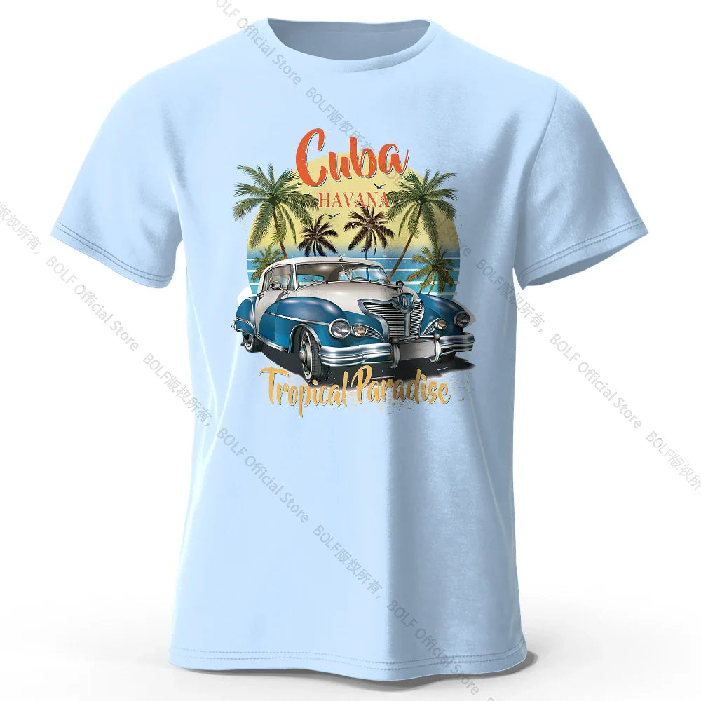 Seaside Market Medal Printed Unisex Men Women T-Shirt Tees Tops 100% Cotton Anchor Graphic Coastal Souvenir Wear