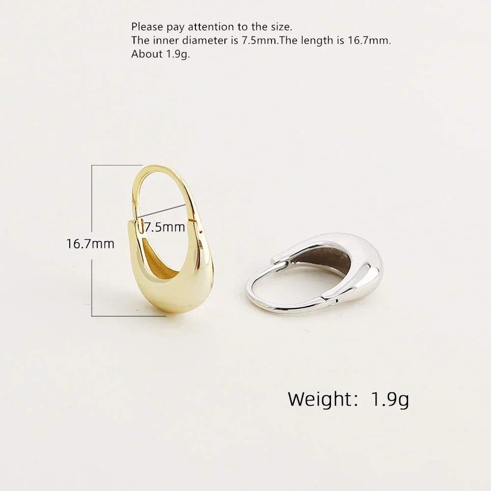 925 Sterling Silver Earring Fashion Geometry Butterfly Zircon Asymmetry Pearl Drop Earring Simple Temperament Trend Women Ear Je