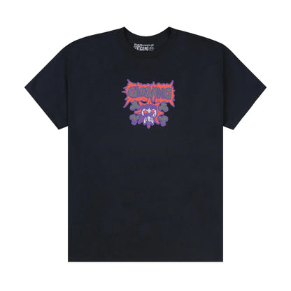 Glogang Men's Trendy Short-Sleeve T-Shirt Fashionable Street Style Harajuku Style Y2K Crew Neck Short-Sleeve Pure Cotton T-Shirt