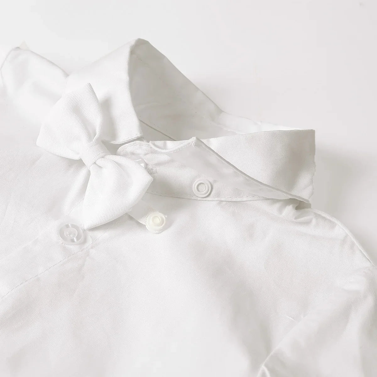Baptism Outfit for Boys Suit Toddler Christening Set Baby White Summer Clothes Infant Birthday Gift  Gentleman Clothing 2 PCS