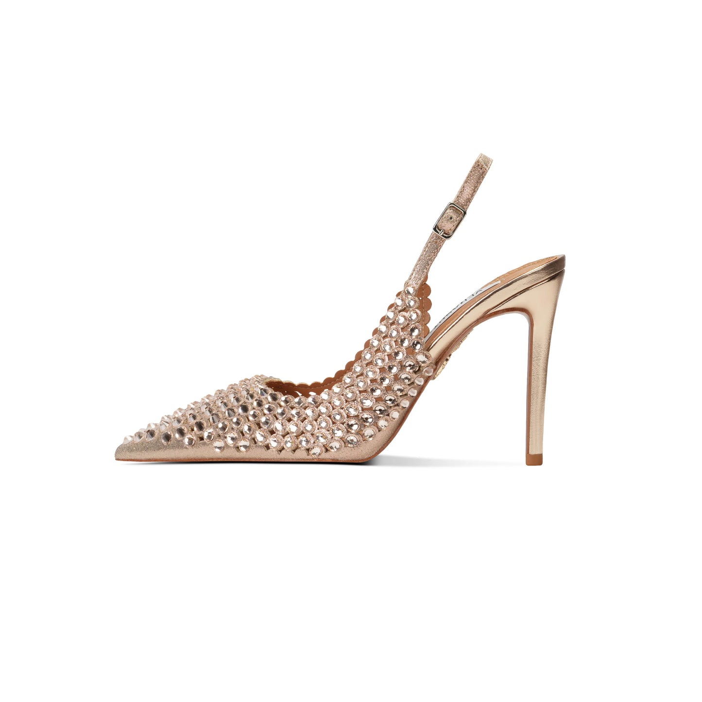 Diamond high heels for women in2025with a single button back strap,sexy wedding shoes for brides,slim heels,pointed toe sandals