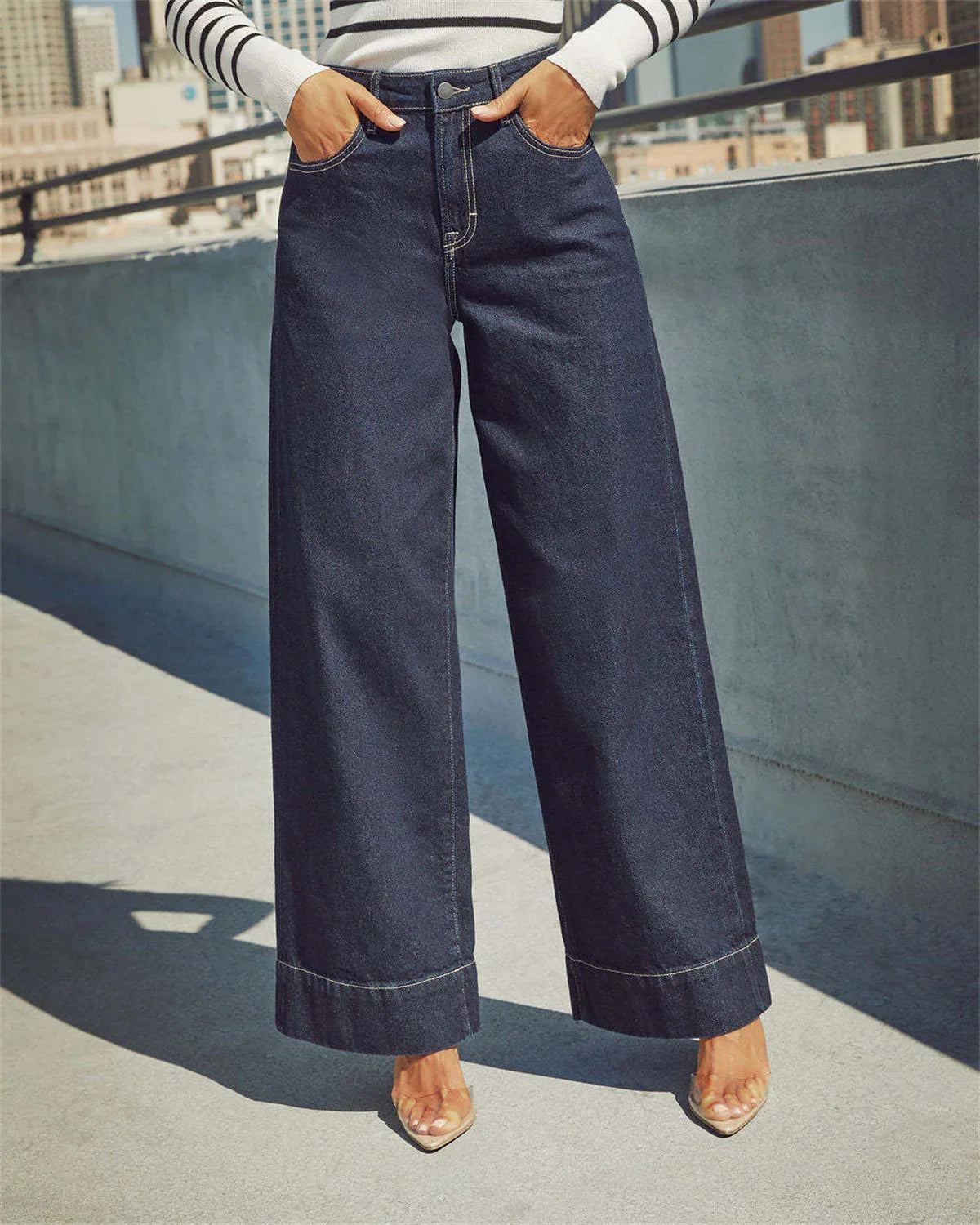Women Autumn New Retro High Waist Pant