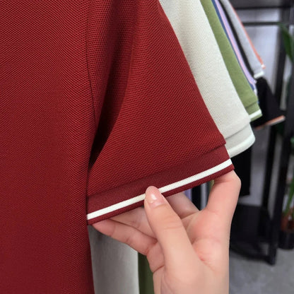 100% cotton luxury brand short sleeve polo shirt men new classic pony embroidery summer T-shirt high-end fashion casual Paul top