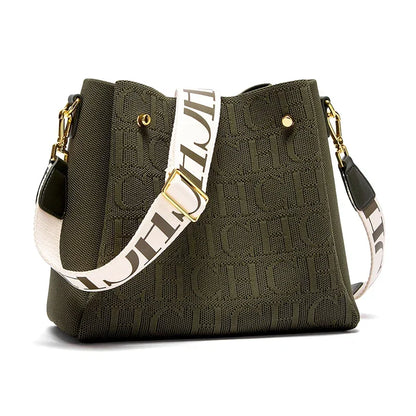 Classic Retro New Solid Color Letter Design Women's Shoulder Bag Fashion Party Multifunctional Occasion Handbag