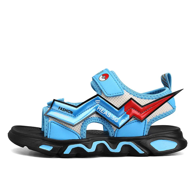 New boys Barefoot Shoes Kids Summer Beach Cute Printing Boys Sandals Comfortable Breathable Non-slip Children's Shoes