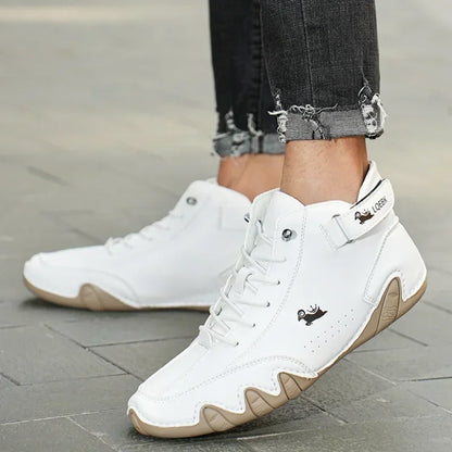 Men's Boots Casual Fashion Luxury Designer Soft Sole Waterproof Mens Loafers New Trend High Quality Couple Lace Up Hiking Shoes