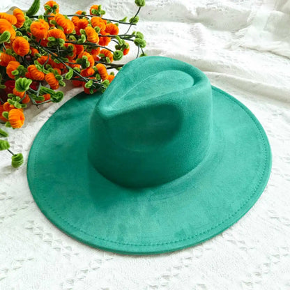 Hats Blank Hats for Burning Multicolor teardrop shaped Top 9.5cm Brim Unisex Jazz Hat Church Hat