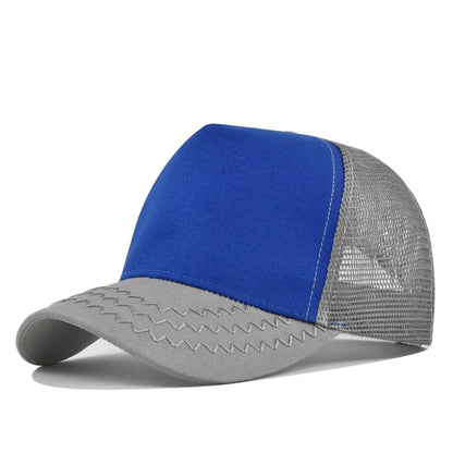Fashion SunHat Outdoors Trucker Hat Cotton Mesh BreathableBaseball Cap Women Men Summer Sunshade MeshCap Truck Hat Cap Wholesale