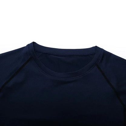 Clothing Fitness Summer Compression Sweatshirt Short Sleeve Men's Running Quick-Dry Top Gym Workout Bodybuilding T-Shirt S-3XL