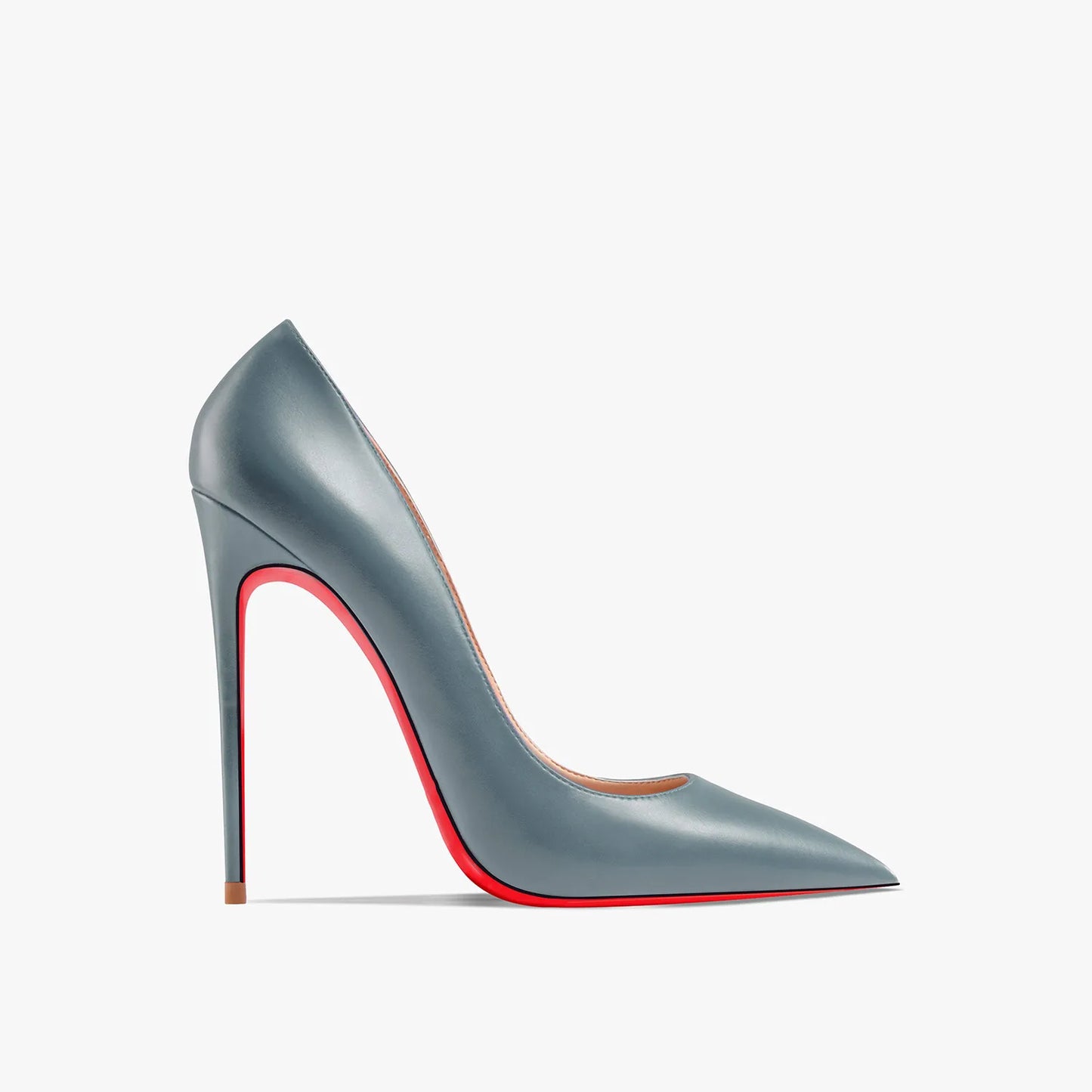 New Women's Red Shiny Bottom High Heels Luxury Pointed toe Pumps 12 cm Sexy Matte Party Wedding Shoes Elegant Woman Heeled Shoes