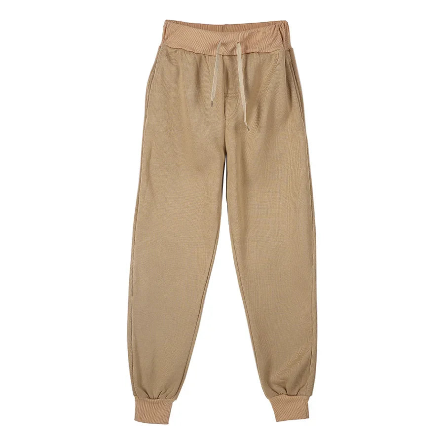 2025 New Joggers Sweatpants Men and Women Elastic Waist Lose Casual Trousers white beige pink yellow Hip Hop Mens Sweat Pants
