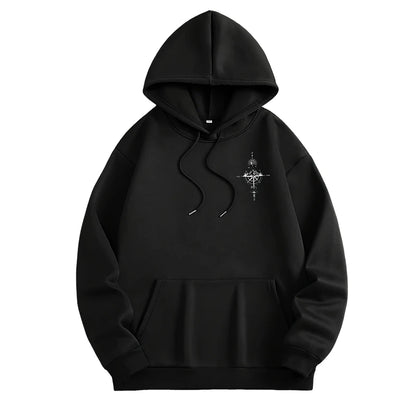 Men's hoodies, high-quality long-sleeved hooded sweatshirts spring and autumn casual sports tops for men's wear