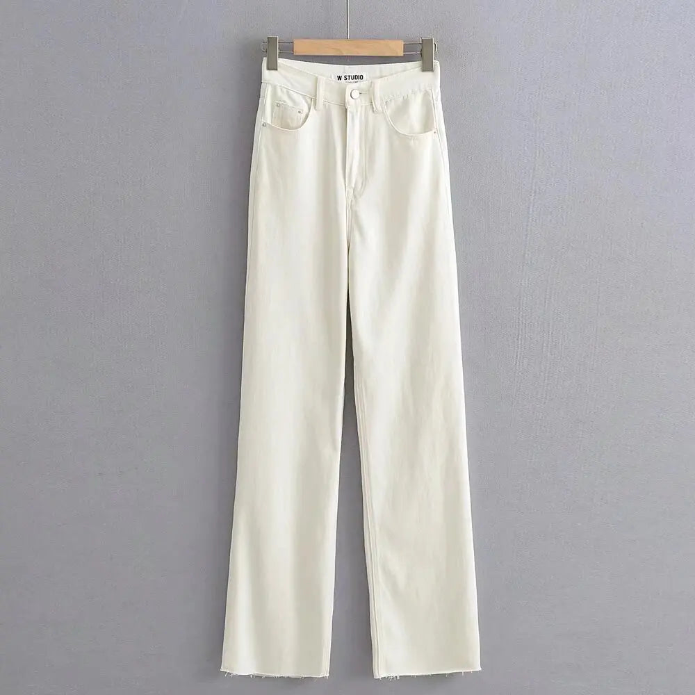 Women's High Waist Jeans Vintage Inspired Daily Uniform