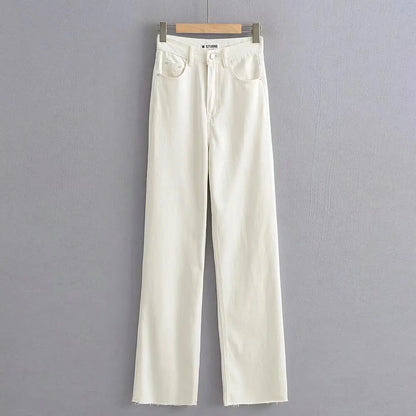 Women's High Waist Jeans Vintage Inspired Daily Uniform