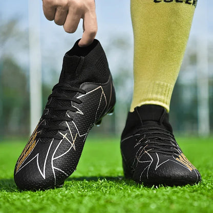 New Professional Football Boots Match Sport Sneakers Unisex Soccer Shoes Outdoor Non-slip Drop Shipping Training Sport Futsal