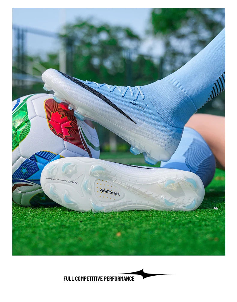 New Men Soccer Shoes Hot Sale Football Boots Women Professional TF/FG Sneakers Unisex High-quality Futsal Cleats Ultralight