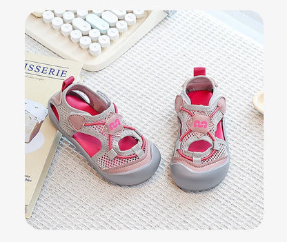 Boys Girls Recycled Adventure Sandals 2026 New Summer Kids Sporty Sandals Non-slip Versatile Chic Outdoor Barefoot Hiking Shoes