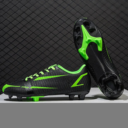 New Outdoor Men Soccer Shoes Adult Cleats Long Spikes Football Boots Training Sport Footwear Sneakers Non Slip Training Unisex