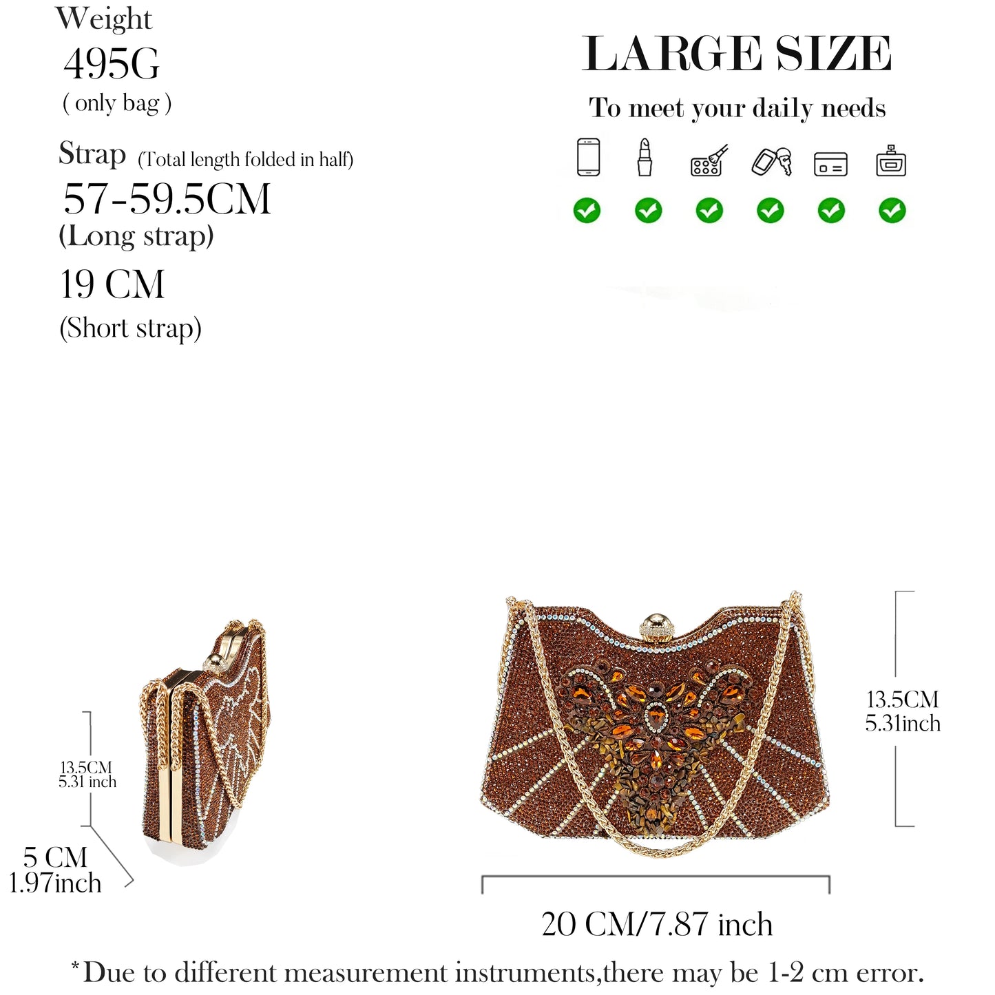 Purple Color Rhinestone Decoration Design Party Wedding Lady Pointed Toe High Heels and Bag Set