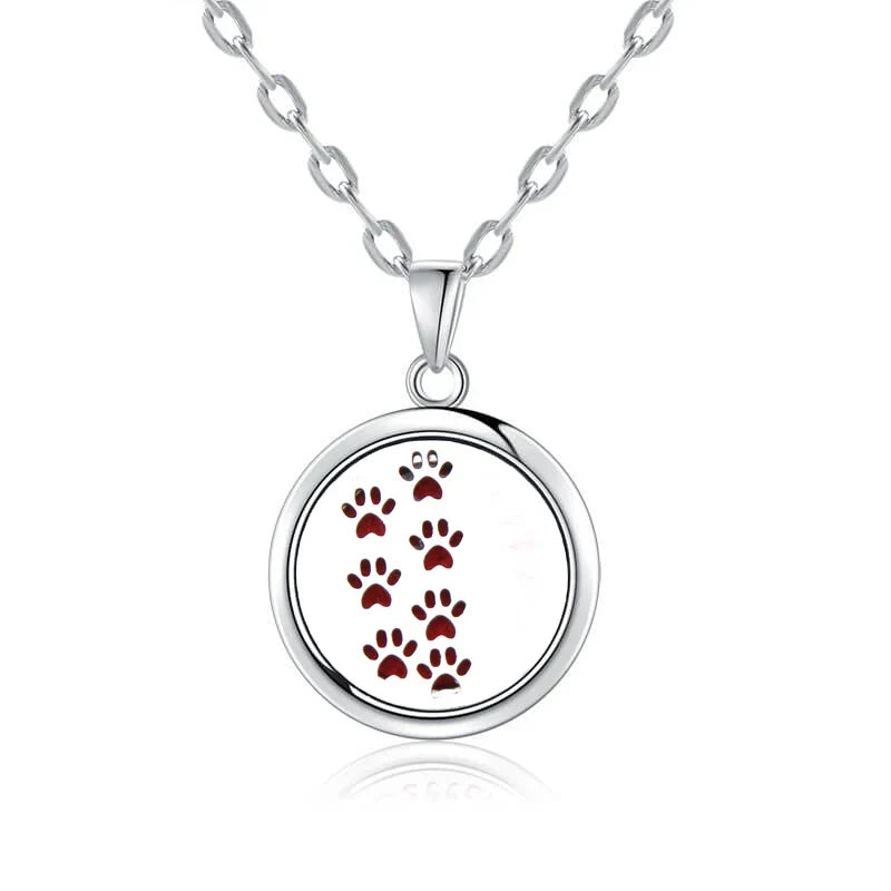 New Tree Of Life Aromatherapy Necklace Stainless Steel Essential Oil Diffuser Amulet Perfume Locket Pendant Women Jewelry Gift