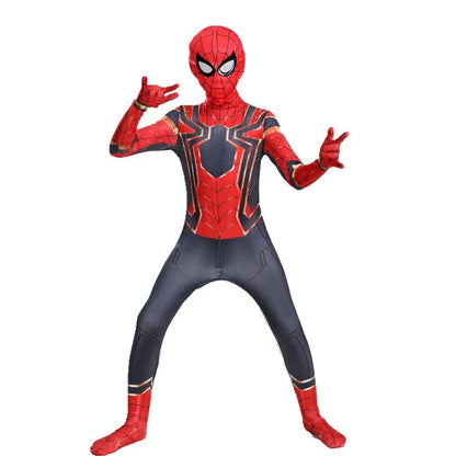 Anime Superhero  Costume Miles Morales Cosplay Zentai Bodysuit  Halloween Costumes Kids Superhero Costumes Movie Characters