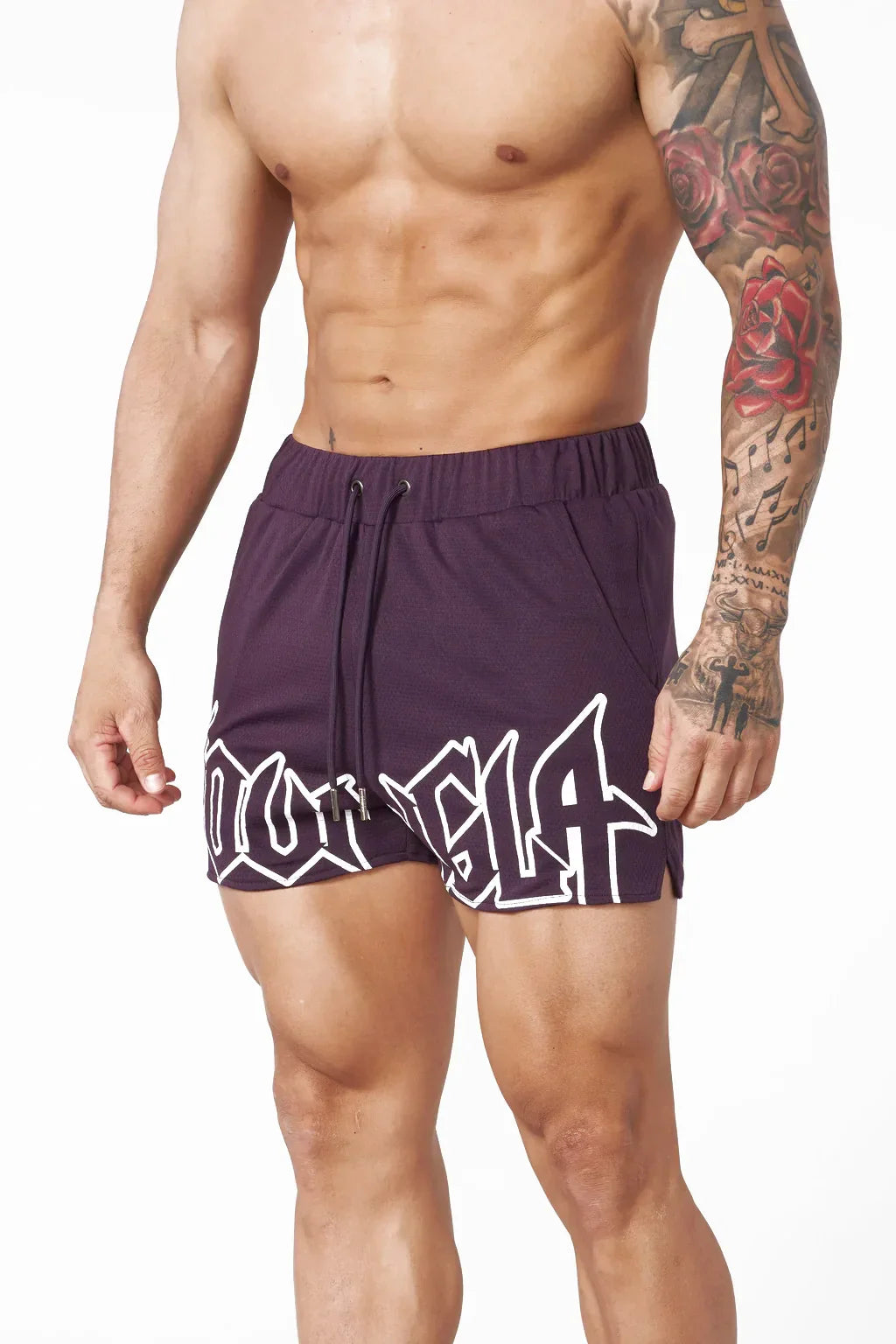 Men's shorts mesh fitness breathable quick drying outdoor basketball