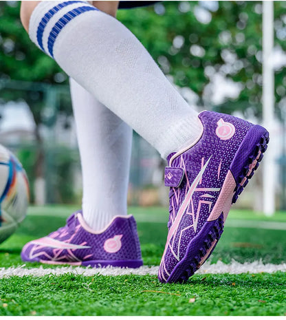 Soccer Cleats Boys Youth Training Football Cleats Athletic Outdoor Girls Soccer Shoes Kids Football Shoes for Little/Big Kid