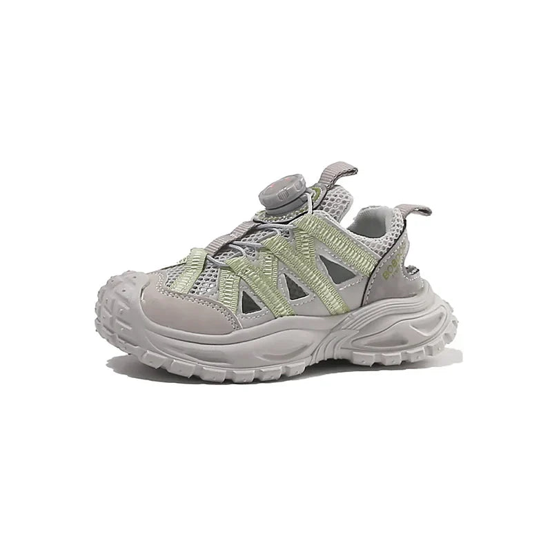 Summer Sport Sandals for Children Hollow Out Breathable Boy's Girl's Adjust Sport Shoes Anti-slippery Soft-soled Kid's Sandals