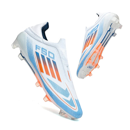 New Men Soccer Shoes Cleats Outdoor Sport Football Boots Non Slip Training Boys Breathable Adult Long Spikes Match Comfortable