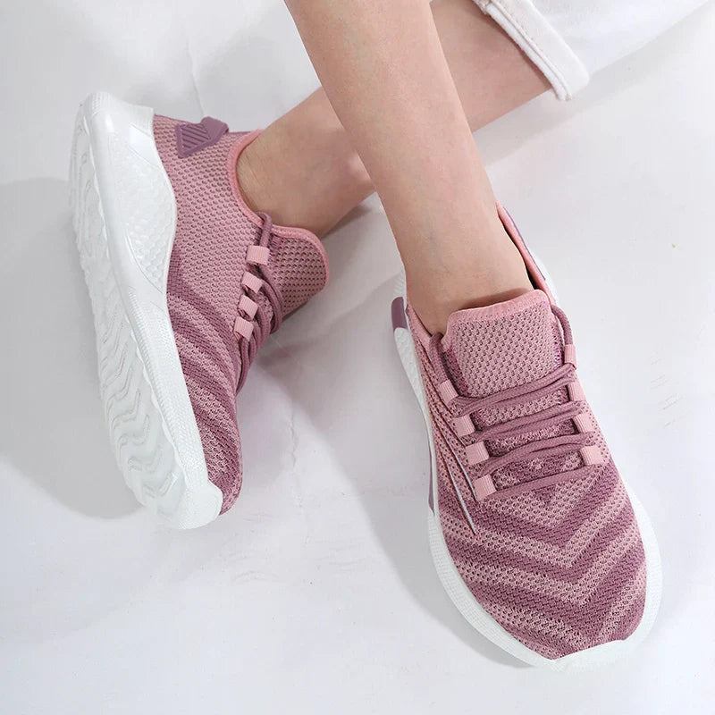 Pink women's safety shoes Steel head anti-smash Light soft breathable work shoes Women's outdoor industrial safety shoes