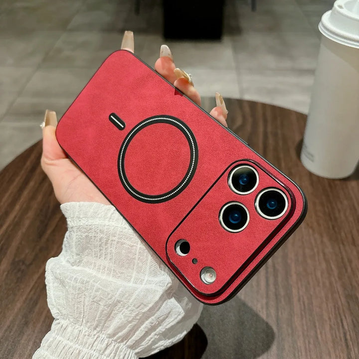 Magnetic Leather Case for iPhone 17 Pro Max 17 Air 17Pro