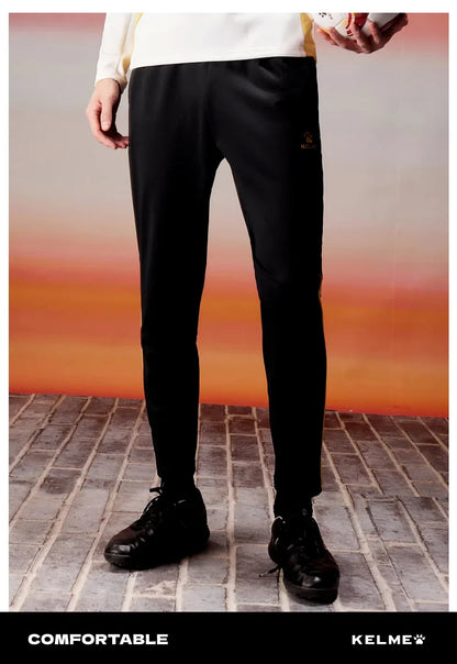 Football Training Leggings 2024 Spring Summer Breathable Elastic Sports Pants Football Competition Jogging Pants