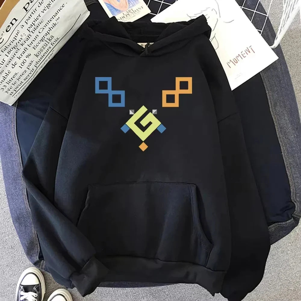 2025 Genshin Impact Kinich Ajaw Hoodie Fashion Women Aesthetic Hoodies Unisex Autumn Winter Harajuku Vintage Pullovers Sweatshi