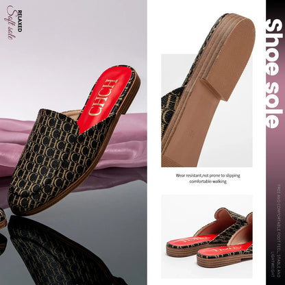 Fashion Shoes Lightweight Comfortable Slippers Slippers Offer Ladies Casual Shoes Pointed Flat Luxury Brand