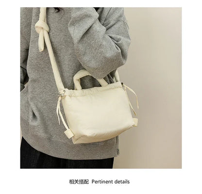 Colorful Nylon Small Square Shoulder and Crossbody Bags Super Cool Simple Versatile Handbags for Women 2024 Casual Hot Sale