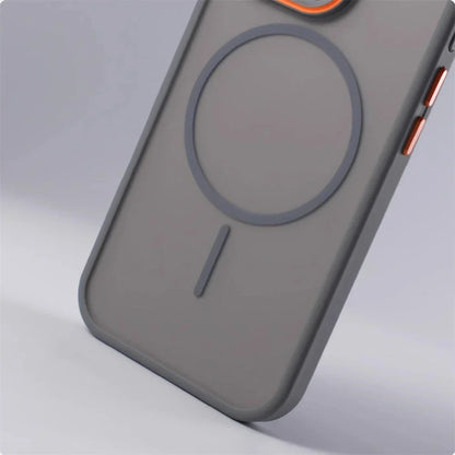 Luxury Matte Translucent Magnetic Case For iPhone 17 16 Pro Max 15 14 Plus 13 12 For Magsafe Wireless Charging Shockproof Cover