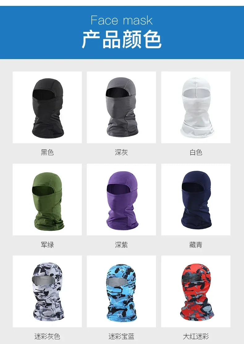 Full Face Mask Ski Bike Cycling Hunting Head Cover Scarf Blaclava Cap Bandanas Men