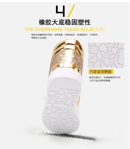 Mens Casual Shoes Non-slip Sports Outsole  Light High-top Men Fashion Boots Wear-resistant Male Sneakers 48