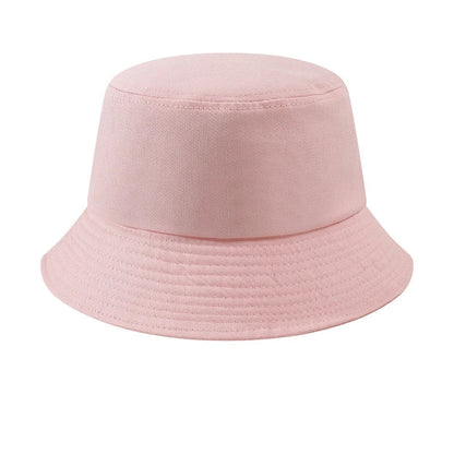 Custom LOGO Design Bucket Hat Women Men Embroidered Print Logo Summer Casual Fishermen Cap Brim Kpop Panama Bob Bucket Gorros