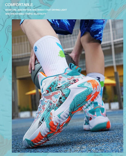 Men Basketball Shoes Light Sports Shoes Trainer Women Unisex Breathable Athletic Outdoor Unisex High Quality Sneakers